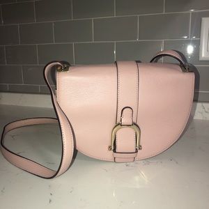 Sam Edelman Jeanne Half-Moon Leather Saddle Bag